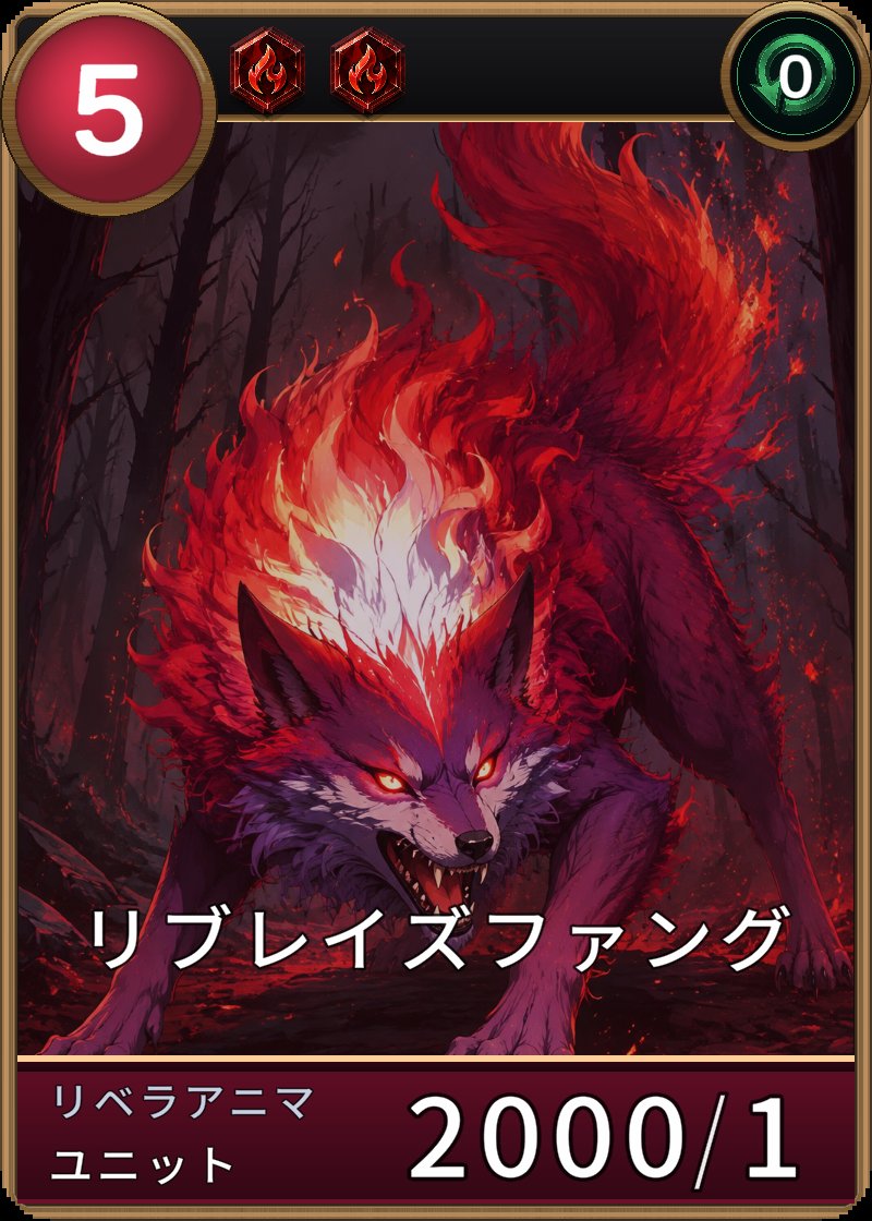 リブレイズファングのカード画像