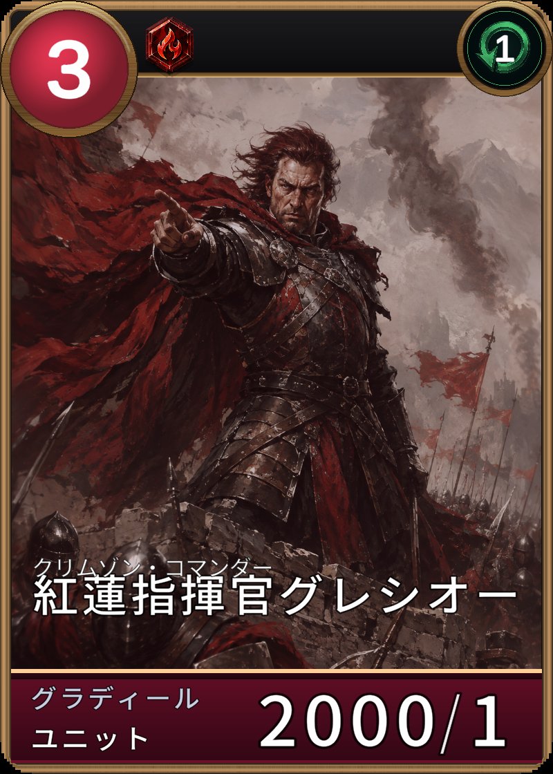 紅蓮指揮官グレシオーのカード画像