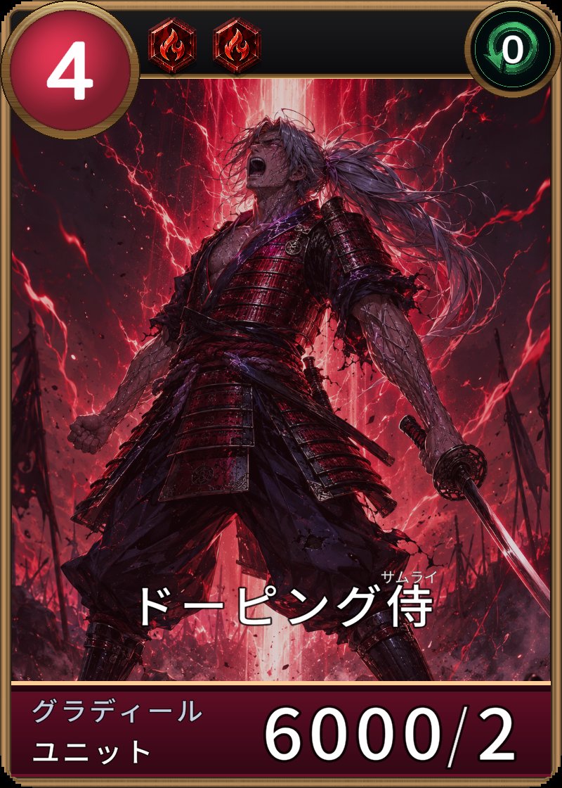 ドーピング侍のカード画像