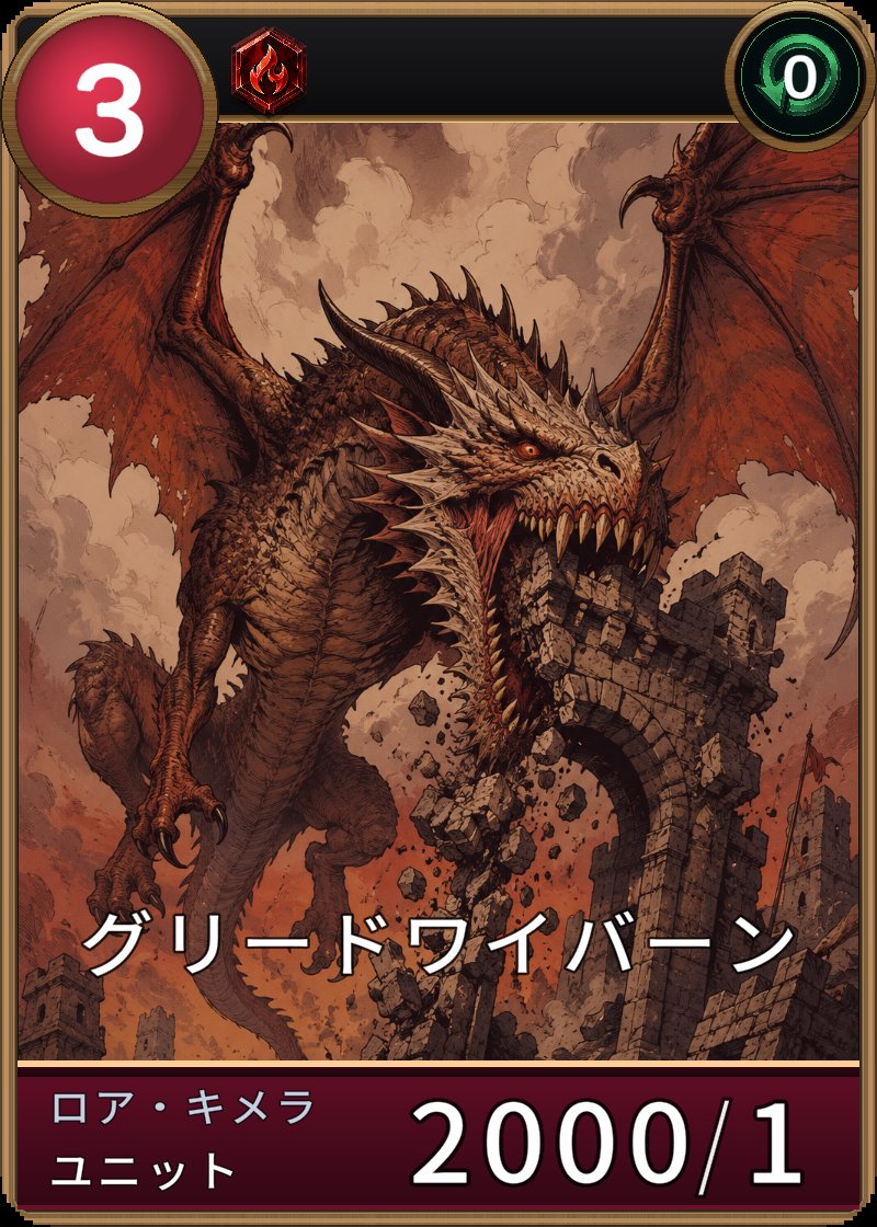 グリードワイバーンのカード画像
