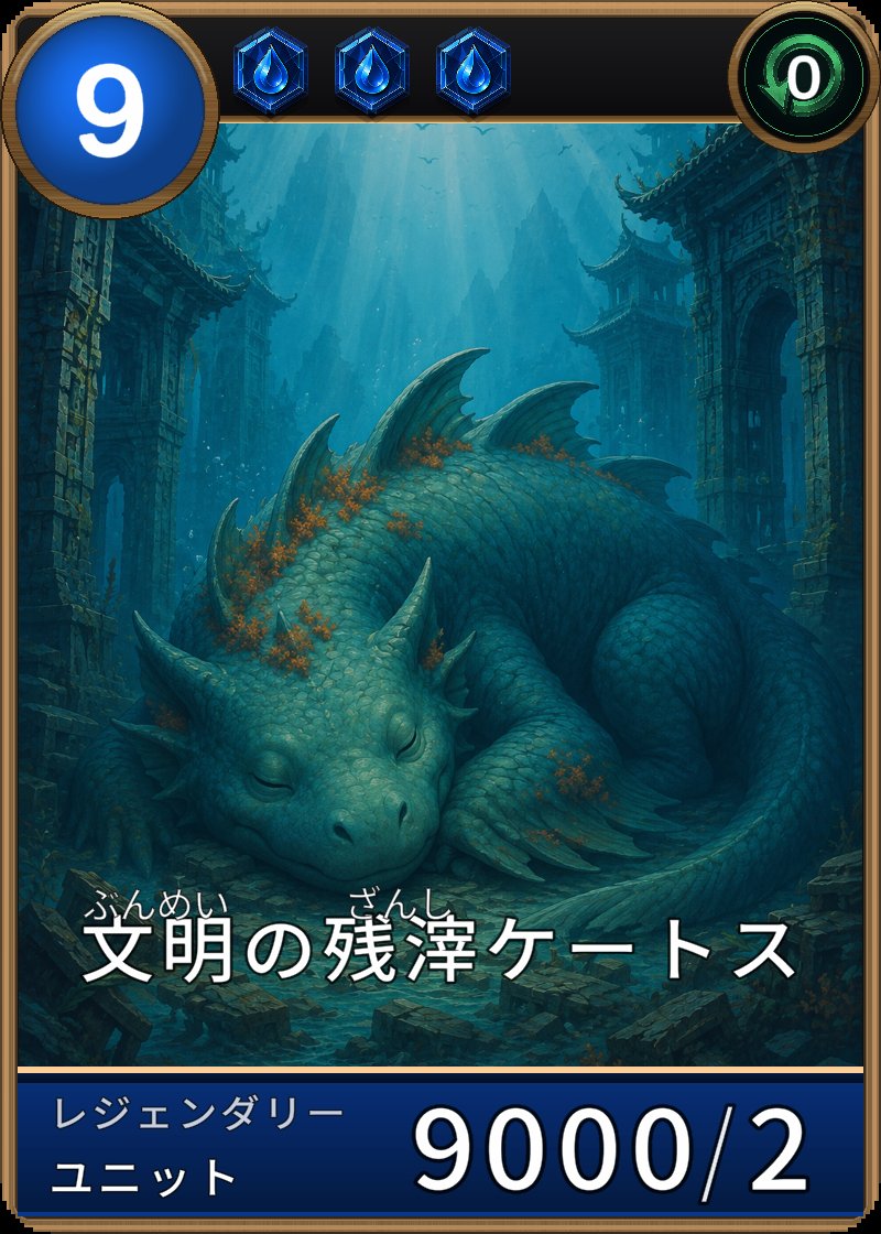 文明の残滓ケートスのカード画像