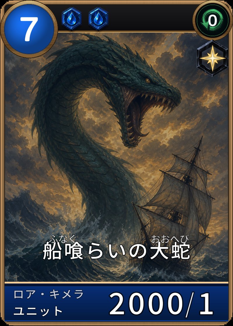 船喰らいの大蛇のカード画像