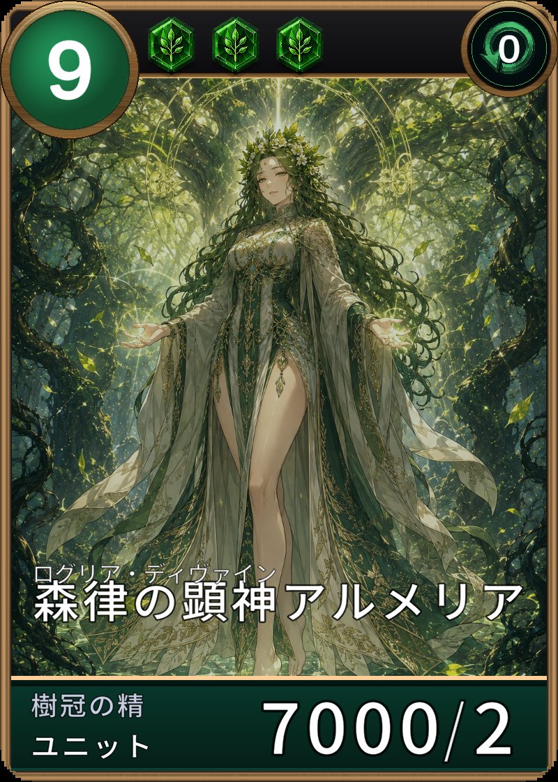森律の顕神アルメリアのカード画像
