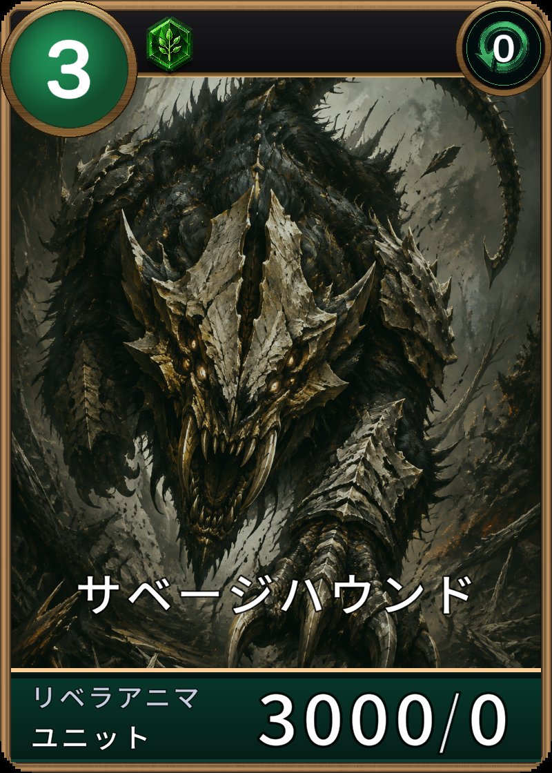 サベージハウンドのカード画像