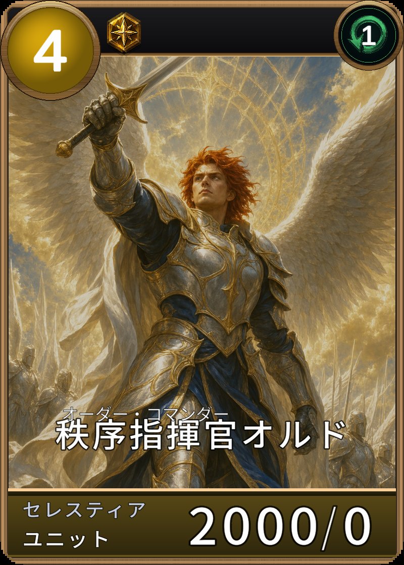 秩序指揮官オルドのカード画像