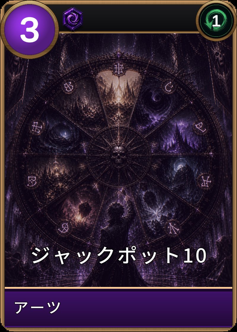ジャックポット10のカード画像