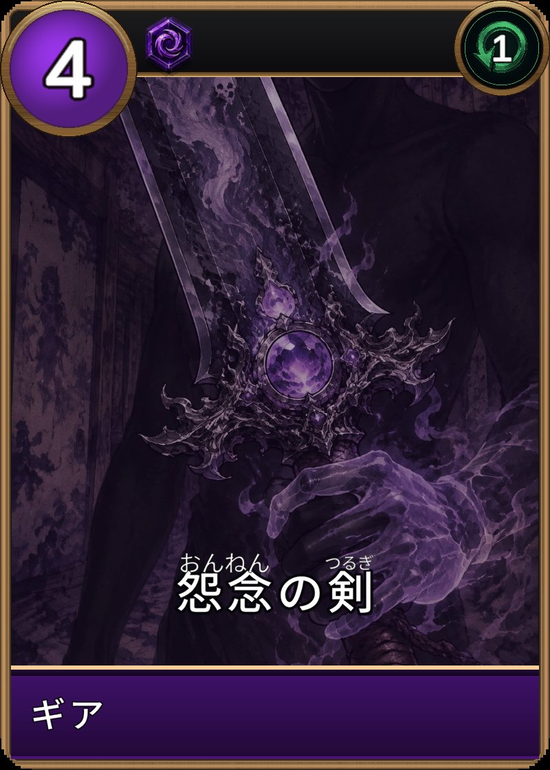 怨念の剣