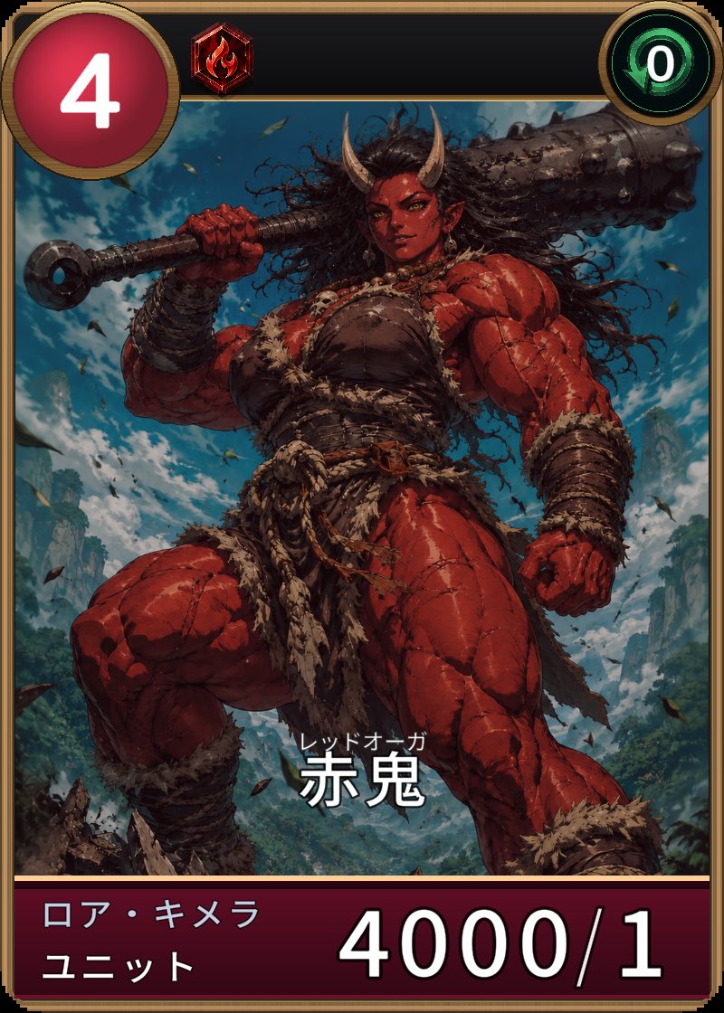 赤鬼のカード画像