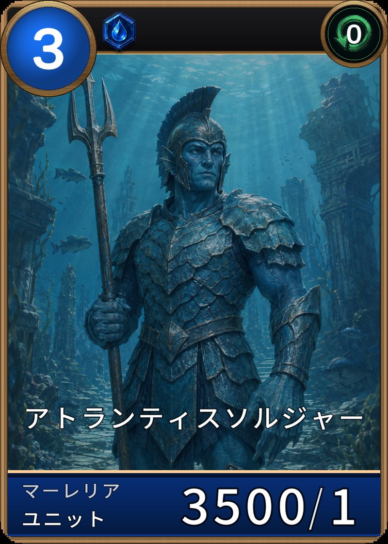 アトランティスソルジャーのカード画像