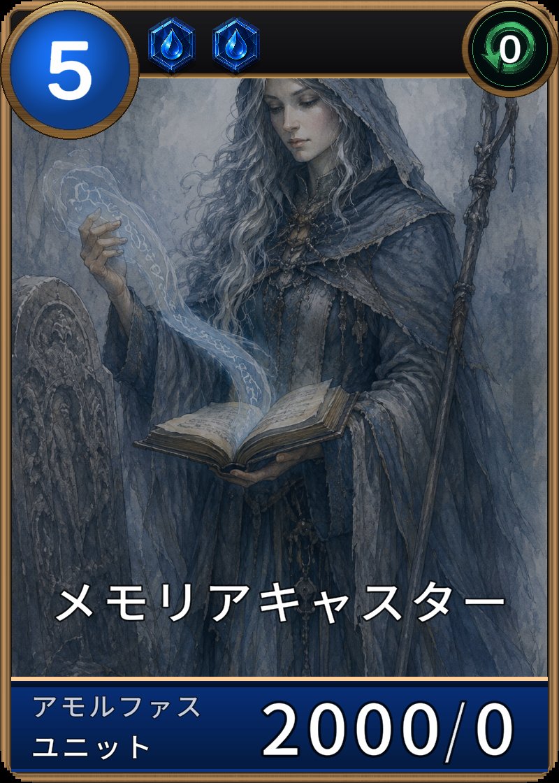 メモリアキャスターのカード画像