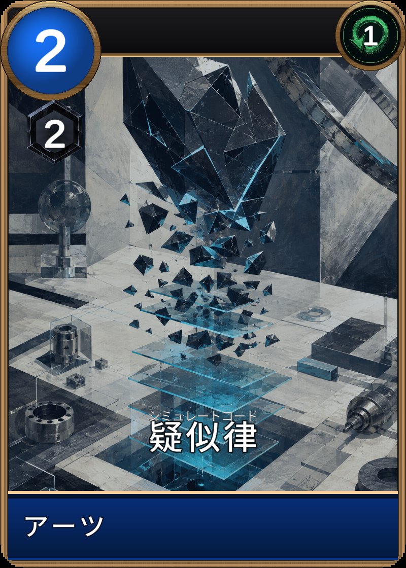疑似律のカード画像