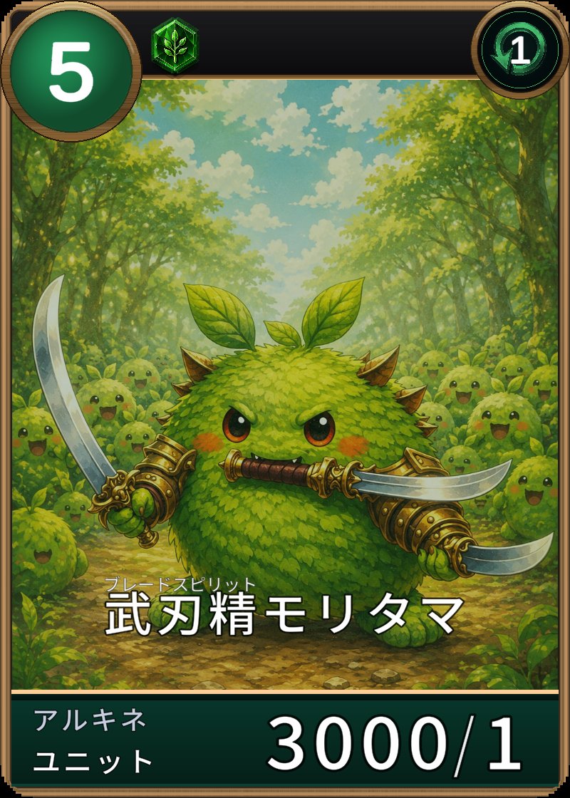 武刃精モリタマのカード画像