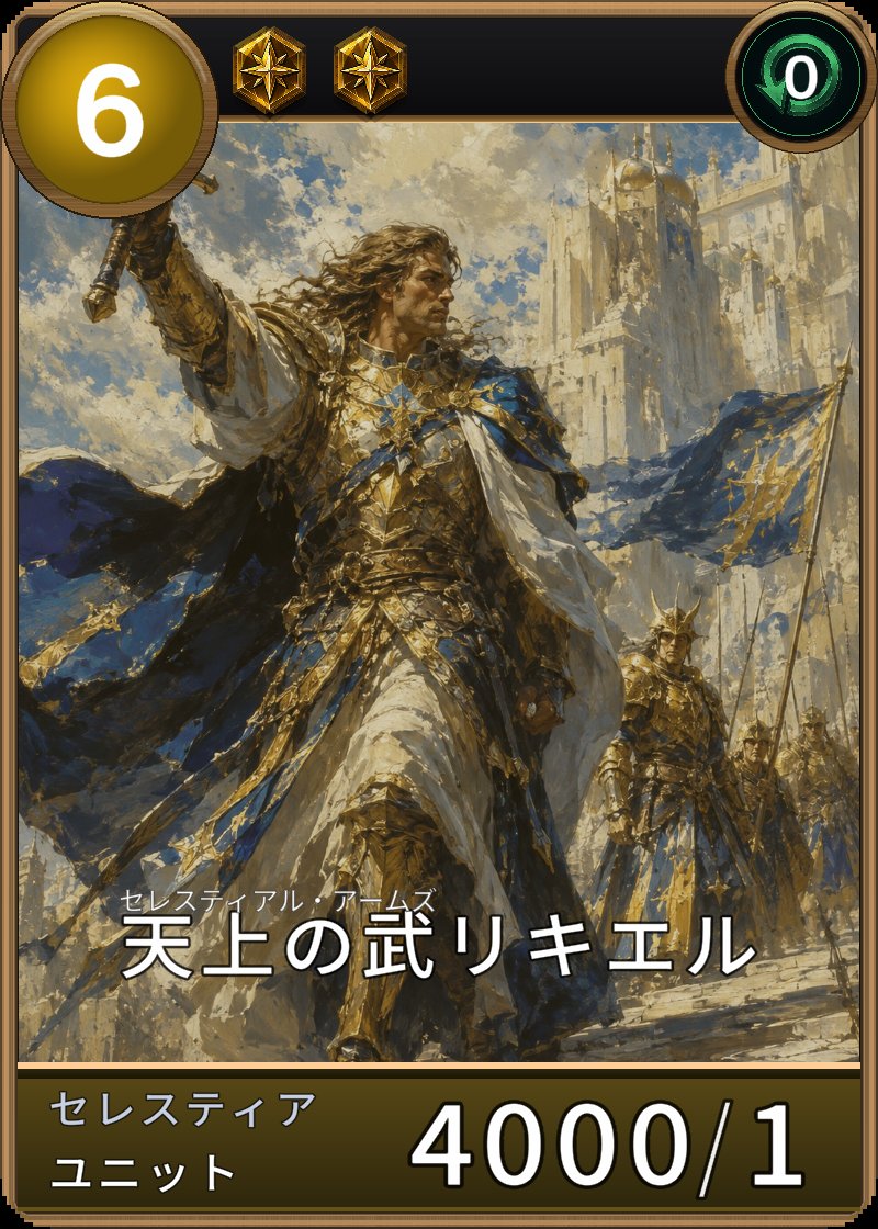 天上の武リキエルのカード画像