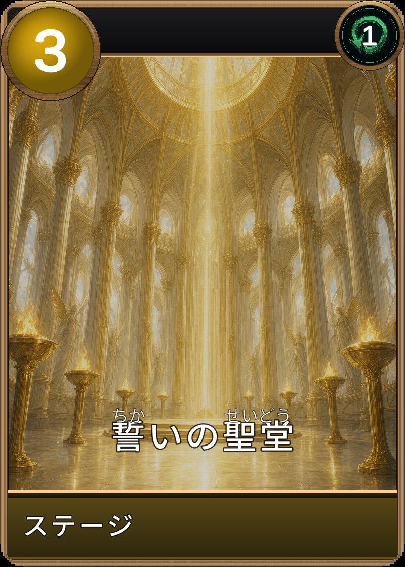 誓いの聖堂のカード画像